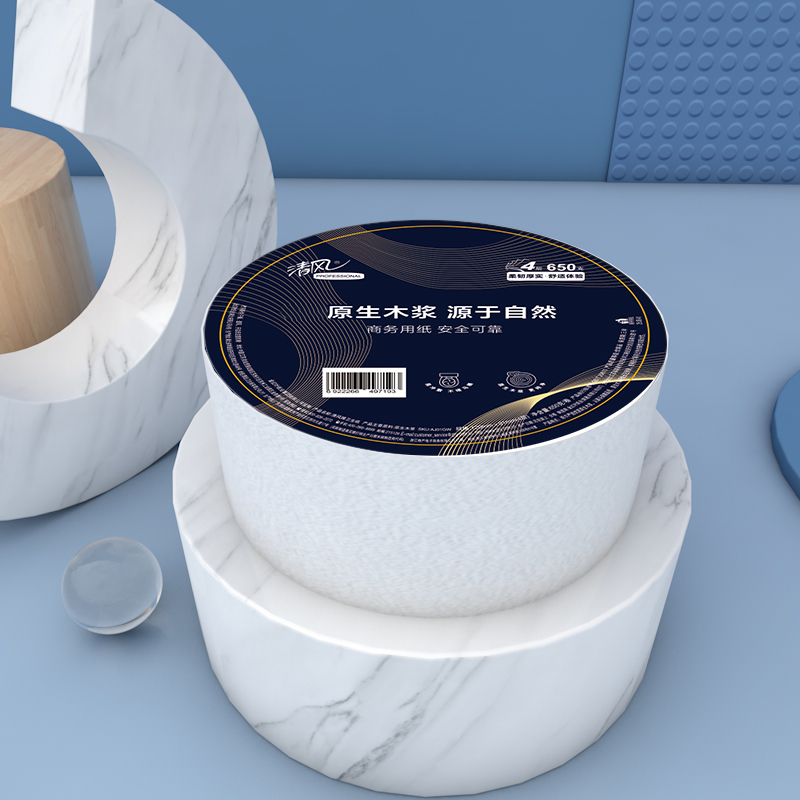清风 AJ01GW1 4层*650克/卷 12卷/箱 大盘纸(计价单位:箱)