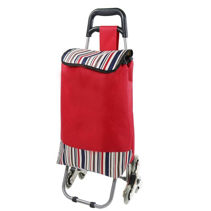 买菜小拉车爬楼购物车可折叠手拉杆车便捷家用老人行李小拖车推车三维