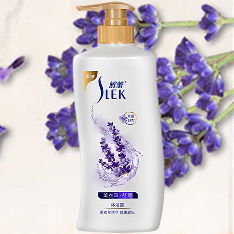 舒蕾沐浴露薰衣草温和舒缓呵护清洁滋润保湿香味持久留香650ml高清大图