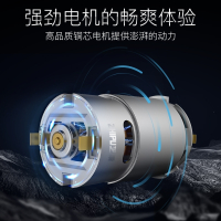 芝浦12V锂电钻25V双速充电钻手枪电钻多功能家用电动螺丝刀电起子 16.8V双速纸盒1电1充+配件