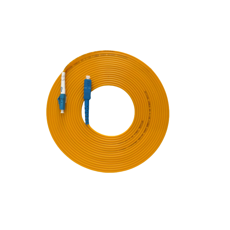 润宏伟 低烟无卤 光纤跳线 尾纤 LC-SC-5m 条高清大图