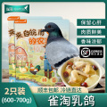 【苏鲜生推荐】雀淘 新鲜现杀乳鸽2只装 300-350g/只 原粮鸽子肉土鸽子肉鸽煲汤滋补