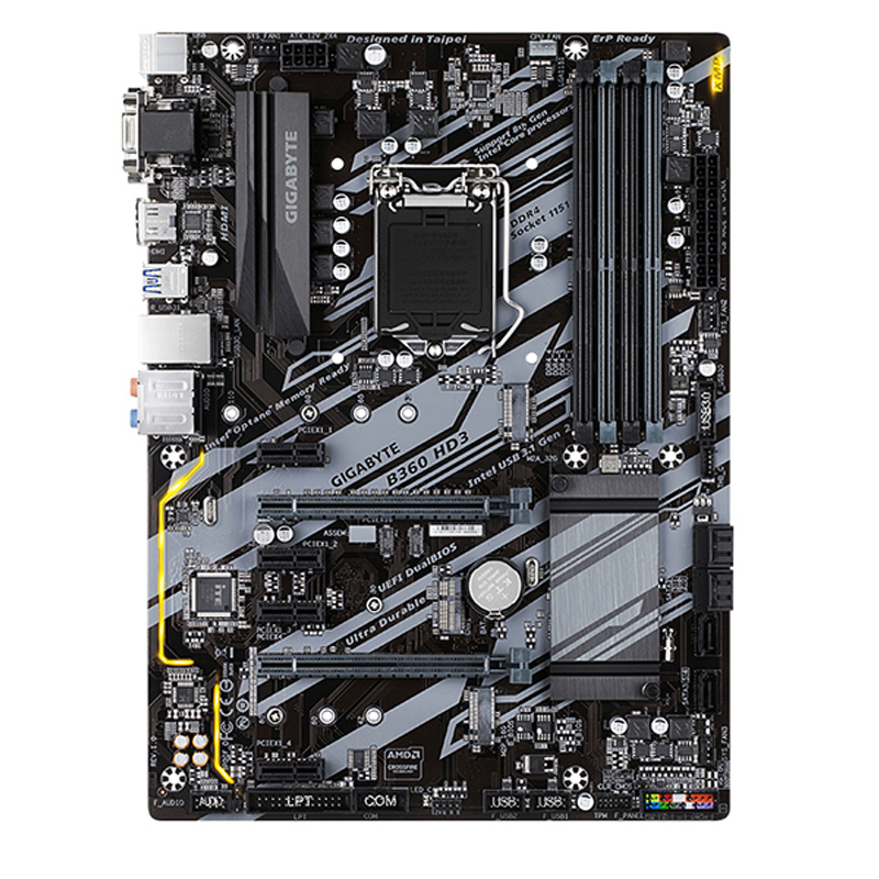 技嘉(gigabyte) b360 hd3台式电脑主板 英特尔第八代b360 atx大板 b