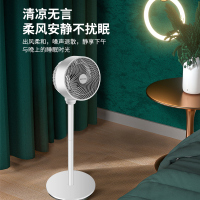 苏宁宜品 循环扇 菡芝4机械款立式3D立体送风低噪音电风扇 白色普通版 XYF2101(SNYP-XHS-04M)