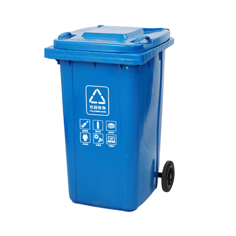 卫未来 户外垃圾桶 100L加厚带轮 个高清大图