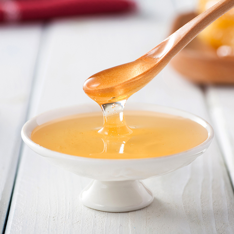 福事多洋槐蜂蜜500g 瓶装液态蜜天然农家纯土蜜蜂蜜制品冲饮品