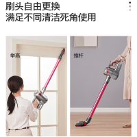苏宁宜品吸尘器家用无线手持式小型一体机可充电大吸力床上猫狗大功率大吸力一机多用/至尊清洁加配款(内含电动除螨刷)