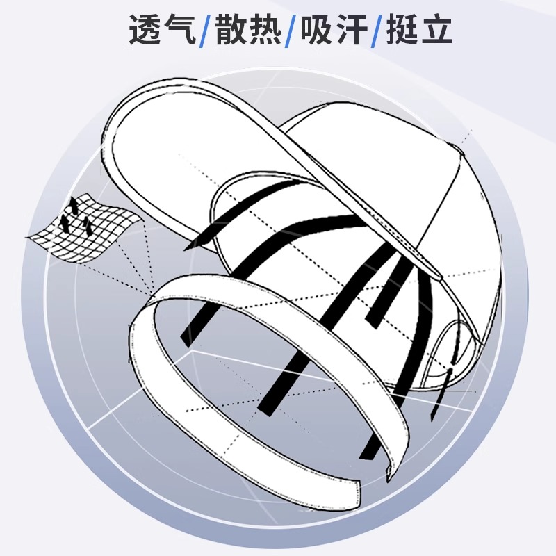 太阳帽定制印logo遮阳帽订制 空顶帽[斜纹棉] 颜色备注高清大图