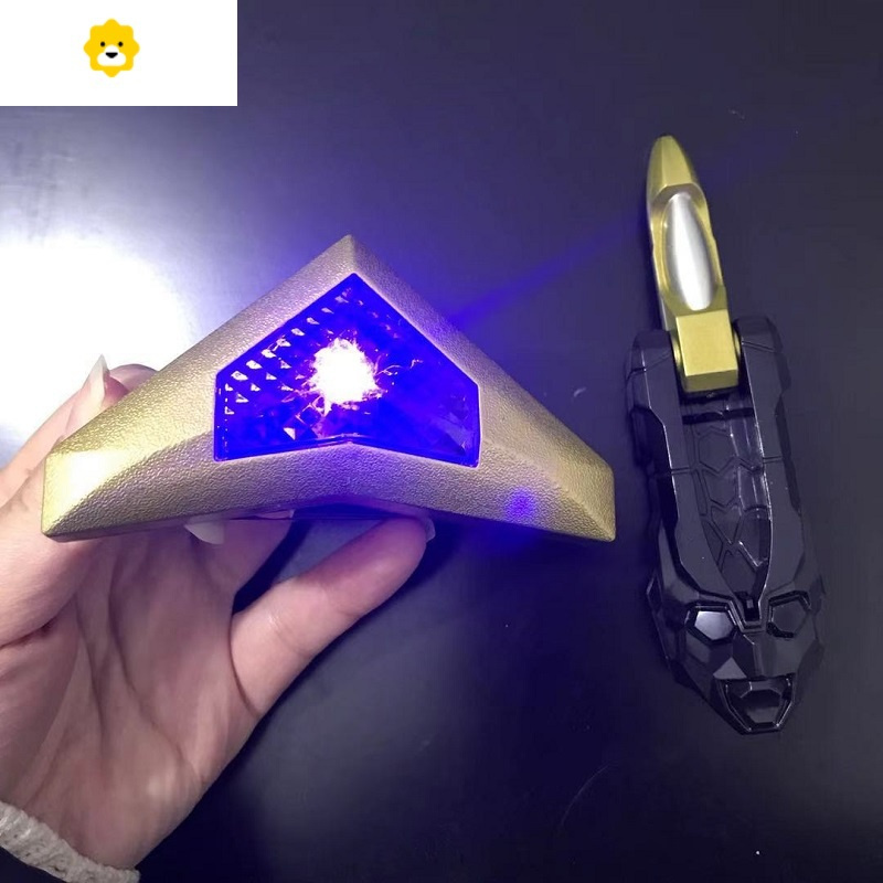 真智力阿古茹变身器蓝宝镯 盖亚蓝宝锥玩具发光 儿童男女孩子武器 蓝宝锥+闪光剑 动漫光