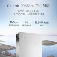 布鲁雅尔(Blueair)空气净化器家用除甲醛雾霾PM2.5 适用20-30㎡小空间卧室除尘除异味净化器203Slim