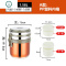 304不锈钢保温饭盒大容量真空超长保温桶多层饭盒上班族便携提锅 封后 2.18香槟色A款(赠五件套)