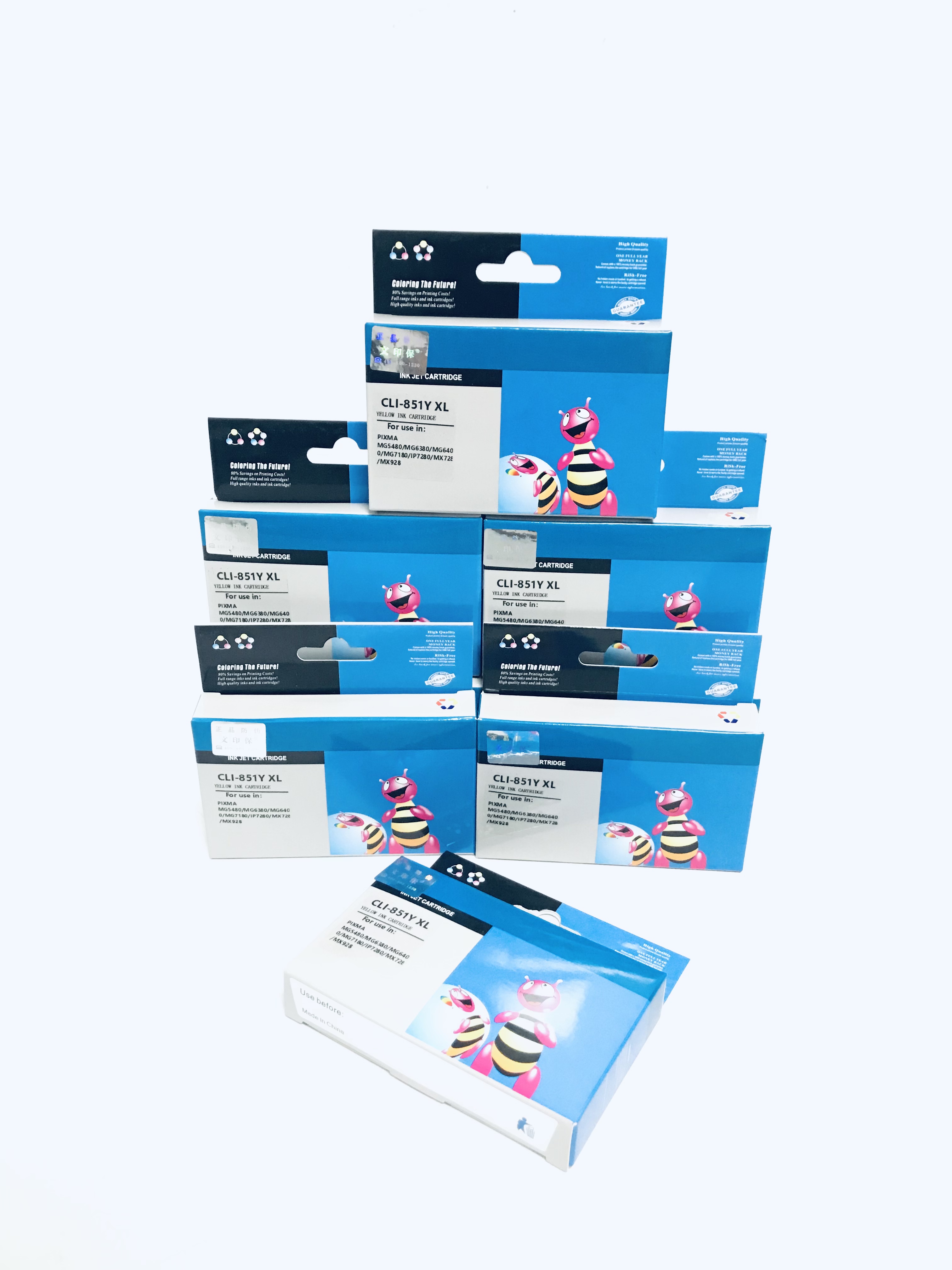 文印保CC-851XLY墨盒 适用于佳能IP7280/IX6780/6880/MX928/MG7180高清大图