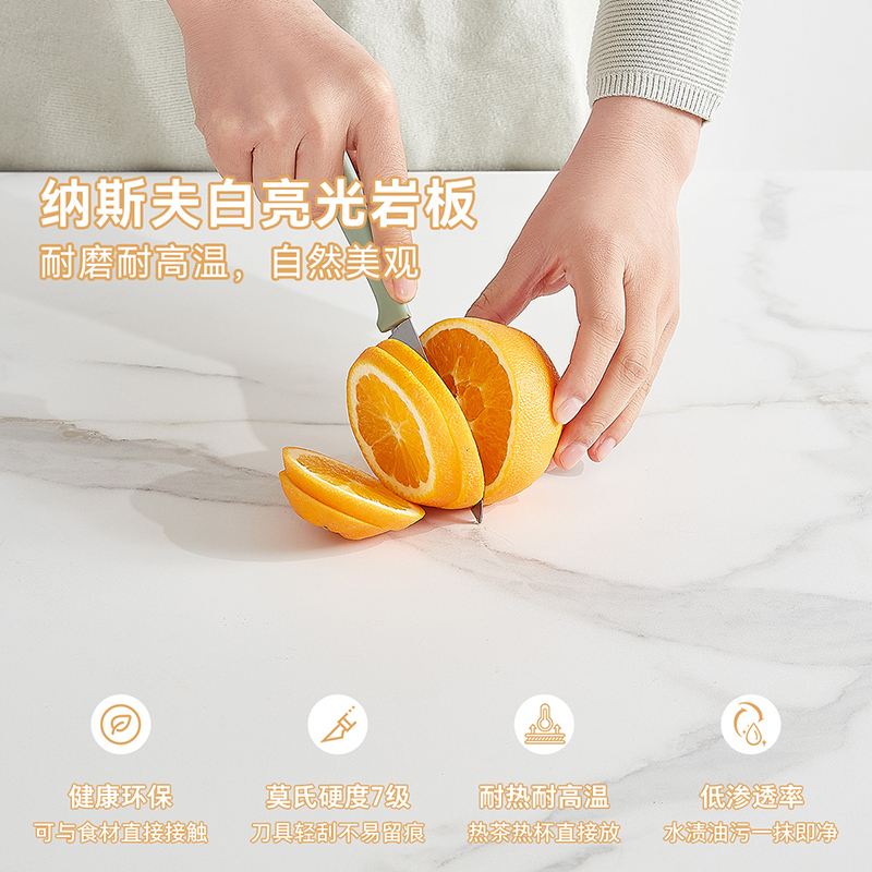 全友家居 电视柜茶几组合奶油风现代简约家用小户型网红ins风落地柜岩板茶几茶几电视柜高清大图