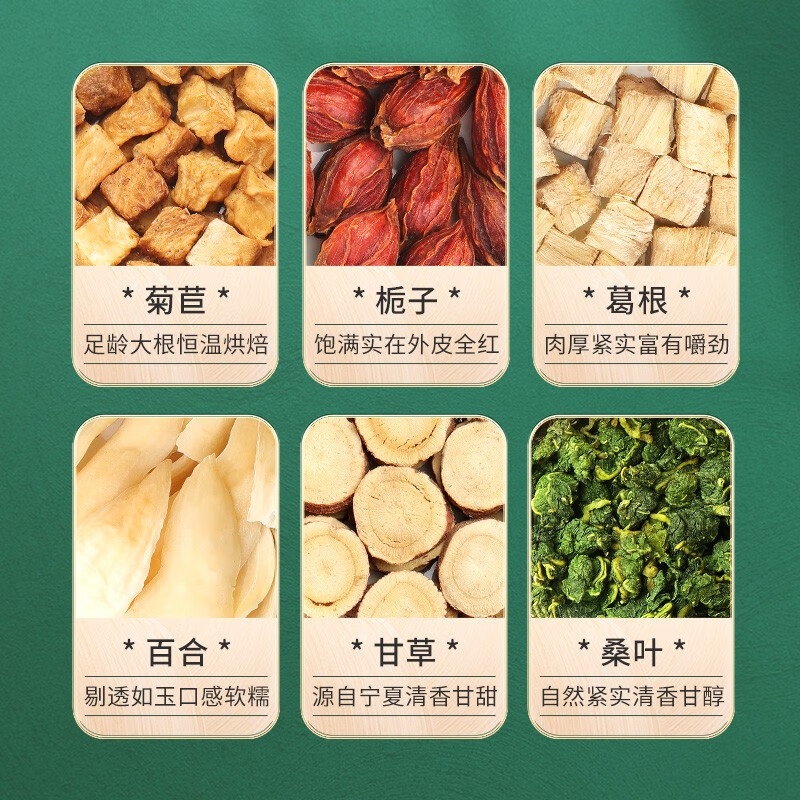 褔東海(FU DONG HAI) 菊苣栀子茶120克高清大图