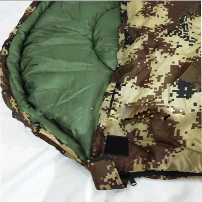 兵行者 BXZ-MCSD 数码迷彩睡袋露营军迷信封式 数码迷彩睡袋 荒漠迷彩1.5kg