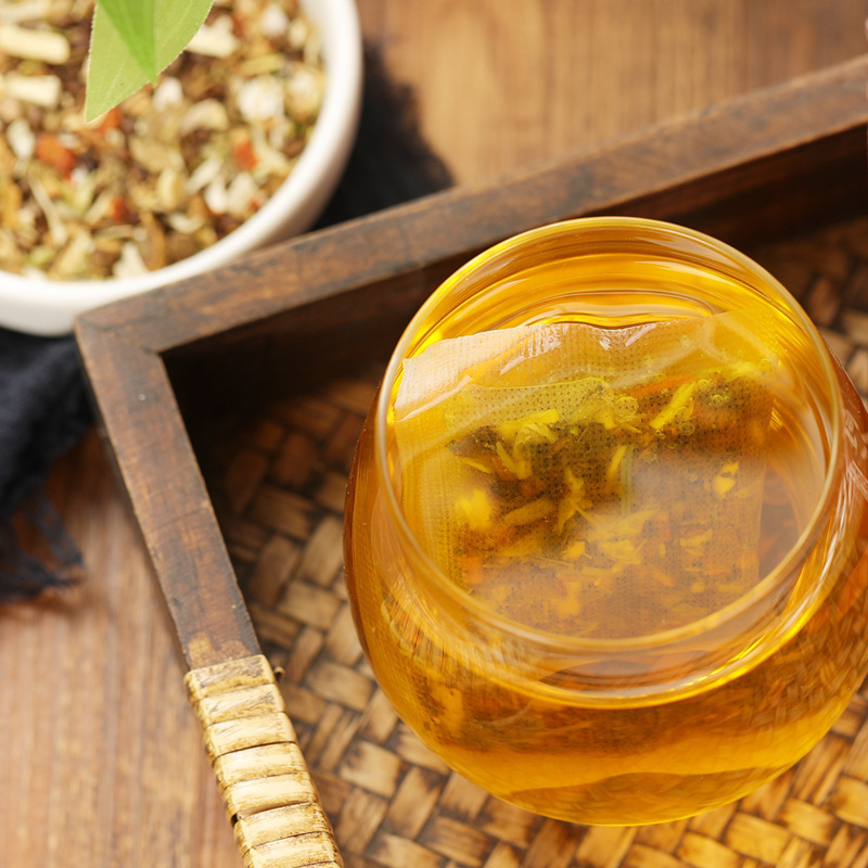 南京同仁堂罗汉果胖大海菊花茶150g袋5g30包枇杷金银花凉茶咽喉清润