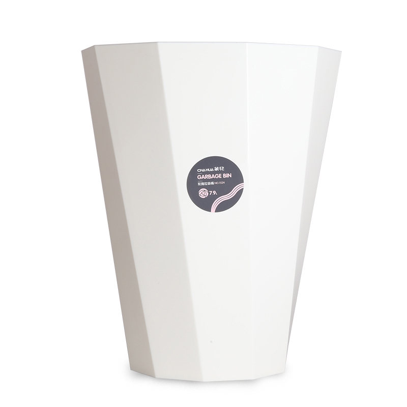 茶花(CHAHUA)1524 玫瑰垃圾桶 纸篓7.9L