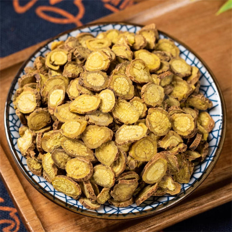 甄选黄芩100克干货正品新货黄芩片干煮水泡茶芩黄苓根大片另售黄连栀子高清大图