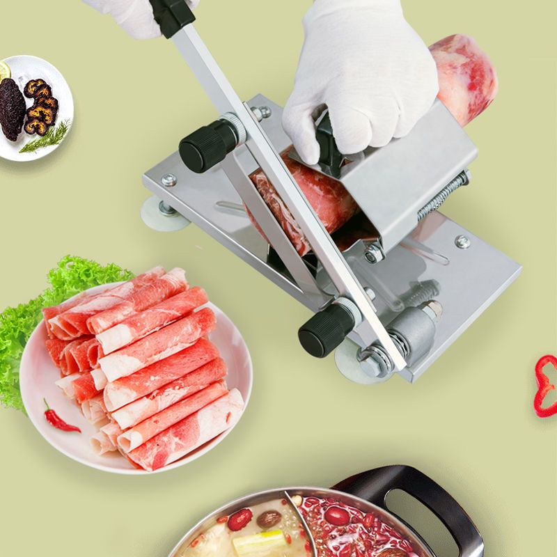 [小编推荐]切片机 羊肉卷切片机家用肉机器肥牛卷切片冻肉神器切土豆