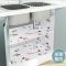 厨房防油贴纸橱柜神器耐高温灶台用防水防油烟机瓷砖墙贴壁纸自粘|ZHK-006 宽60厘米*长度5米