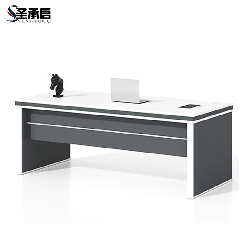 圣承启 老板桌 1.6米张高清大图