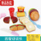 真智力仿真切水果蔬菜切切乐儿童过家家厨房切切看1-3岁购物车玩具套装 西餐切切乐仿真食物
