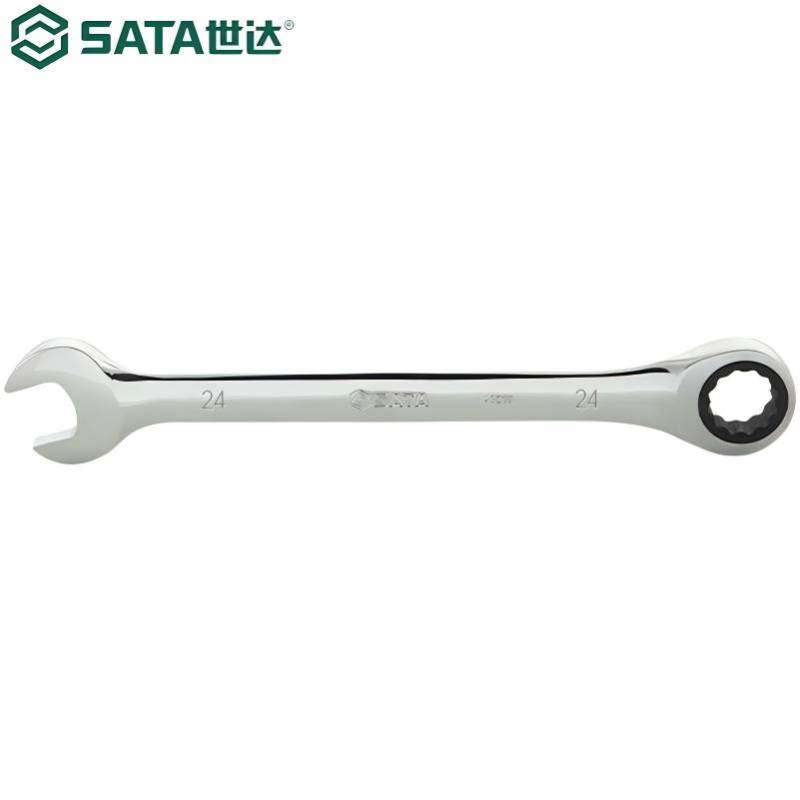 世达(SATA)工具24mm 公制全抛光两用快扳 SATA-43215高清大图