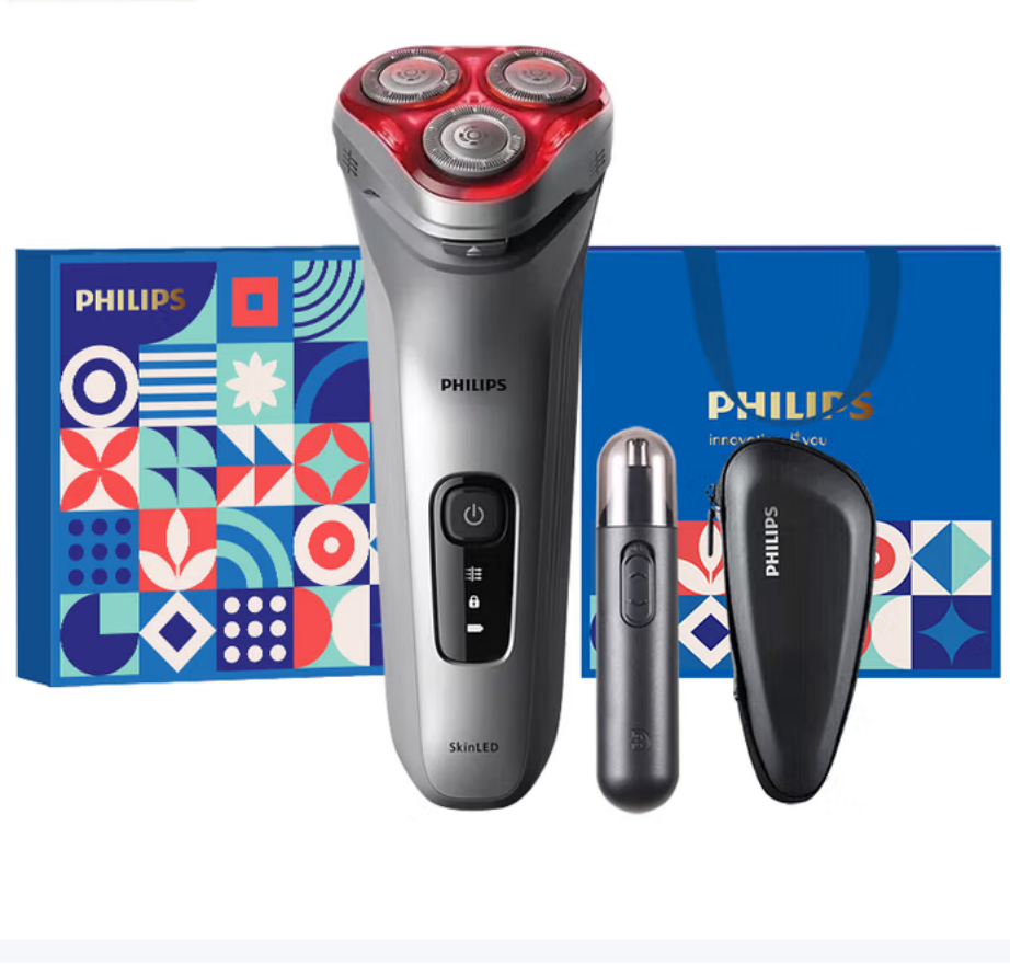 飞利浦(PHILIPS) 剃须刀红光肌能4系 随行套装 JGYC-35高清大图
