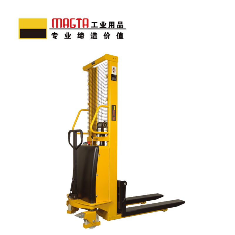 玛吉塔工(MRO MAGTA)半电动堆高车 半电动叉车 半电动堆垛车 托盘堆垛车35058 1000kg 3500mm高清大图