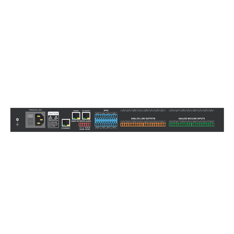 润普RP-YPC8008N 国产化会议音频扩声系统音频处理器8进8出带AES67处理器支持DANTE协议高清大图