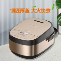 九阳(Joyoung)电饭煲 F-50FZ10 大容量5升 铜匠厚釜 预约功能 底盘加热 家用多功能电定时饭锅