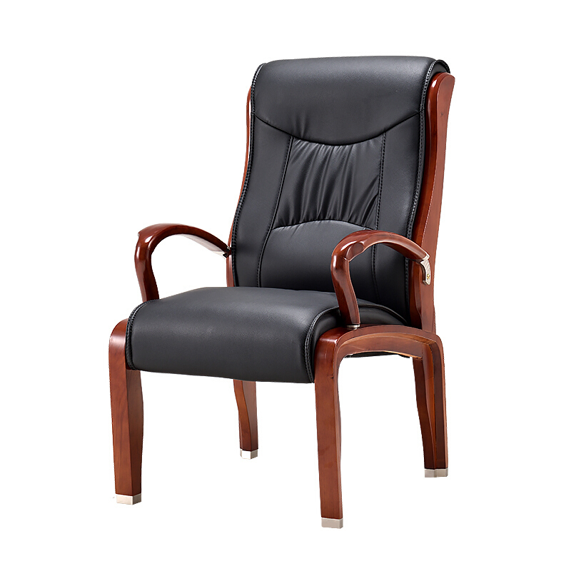 全简经理椅老板椅实木办公会议椅大班椅子皮座椅