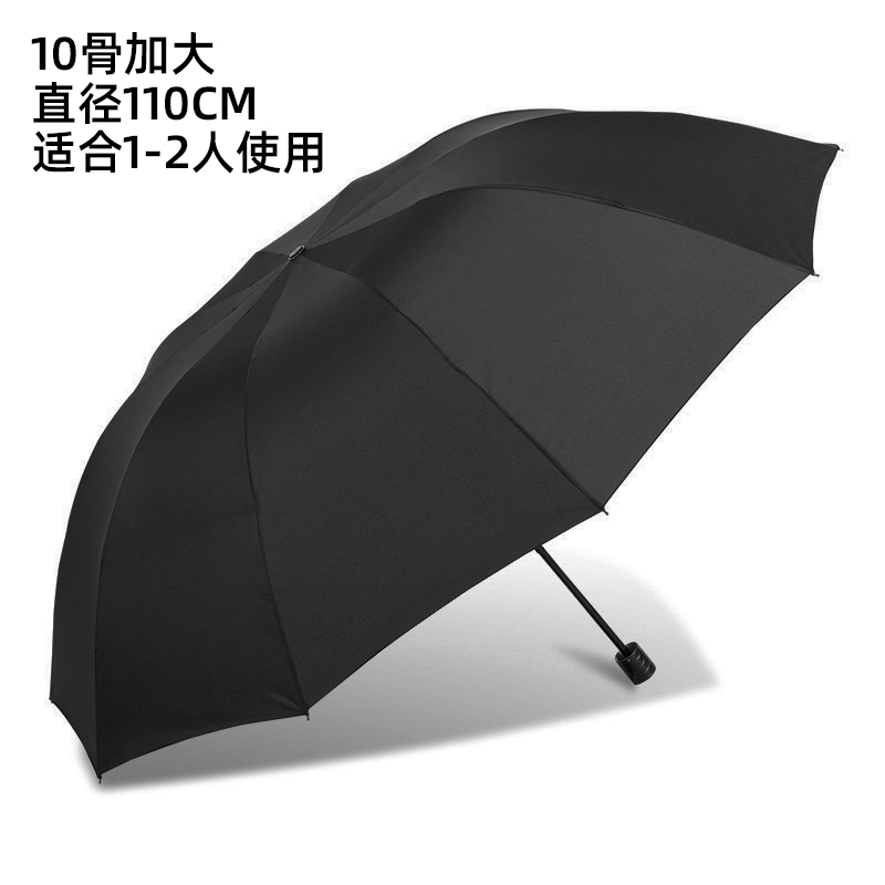 大雨伞男大号折叠伞女晴雨两用伞三人太阳伞暴雨专用伞学生遮阳伞