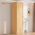 苏宁 质凡 实木衣柜儿童抽屉家用衣橱卧室单门衣橱/ZF-YG003/500*500*1800
