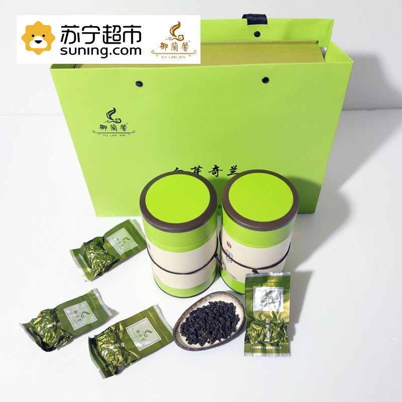 御蘭馨茗茶 平和乌龙茶清香白芽奇兰特一级乌龙茶茶叶250g绿色礼盒