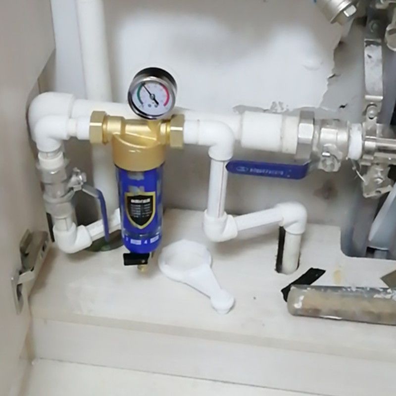 全铜前置过滤器全屋前置净水器46分ppr热熔管总水阀过滤器4分ppr热熔