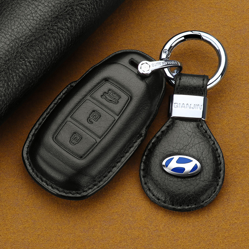 现代菲斯塔钥匙套包胜达ix25领动名图现代钥匙包昂希诺ix35汽车钥匙扣