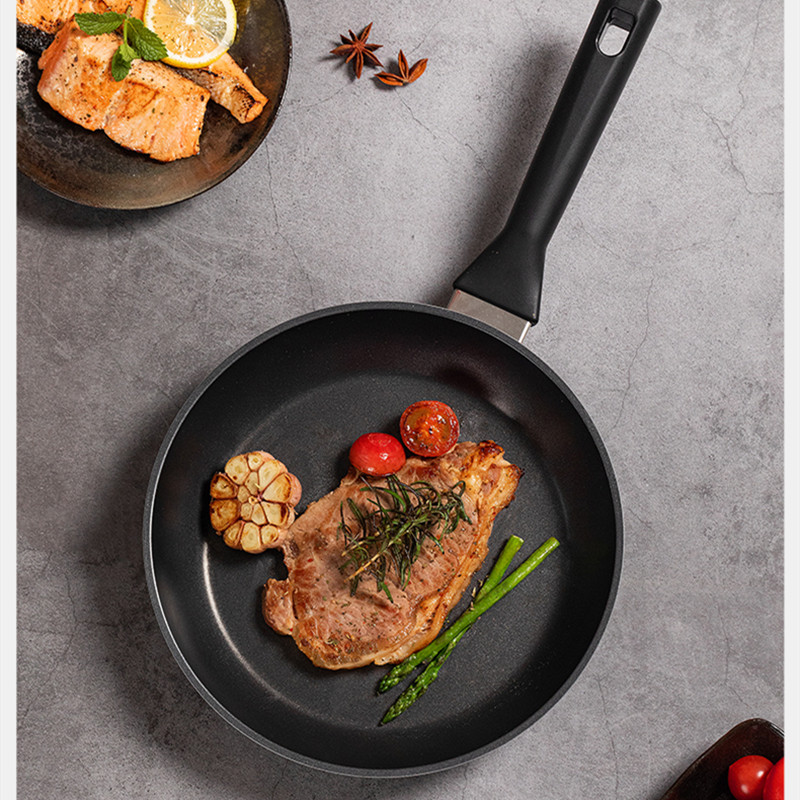 三禾 煎蛋煎牛排锅少油烟磁炉通用24cm平底锅 LJ24K6