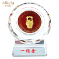 梦克拉Mkela 足金工艺水晶摆件 一桶金 摆件 工艺摆件