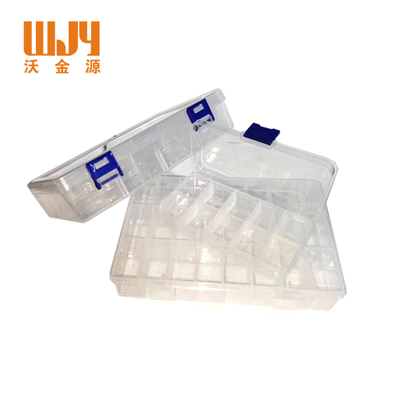沃金源 15格透明工具盒零件盒工具箱 280*170*56mm 个高清大图