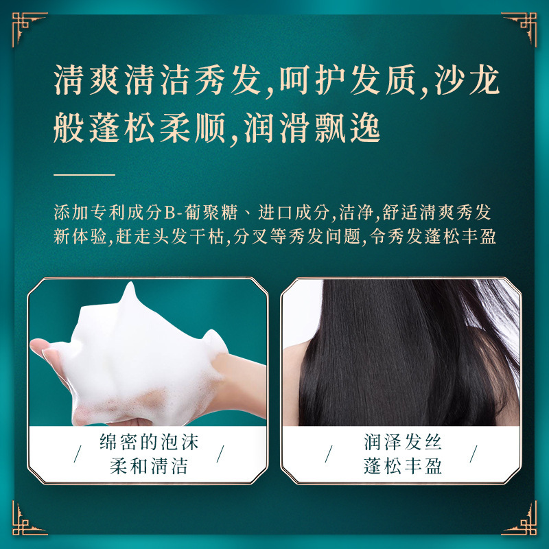 韩芬 姜养氨基酸蓬松洗发露520ml 补水温和洁净清爽绵密泡沫柔韧丝滑舒适净爽润养头皮洗发露润发洗护