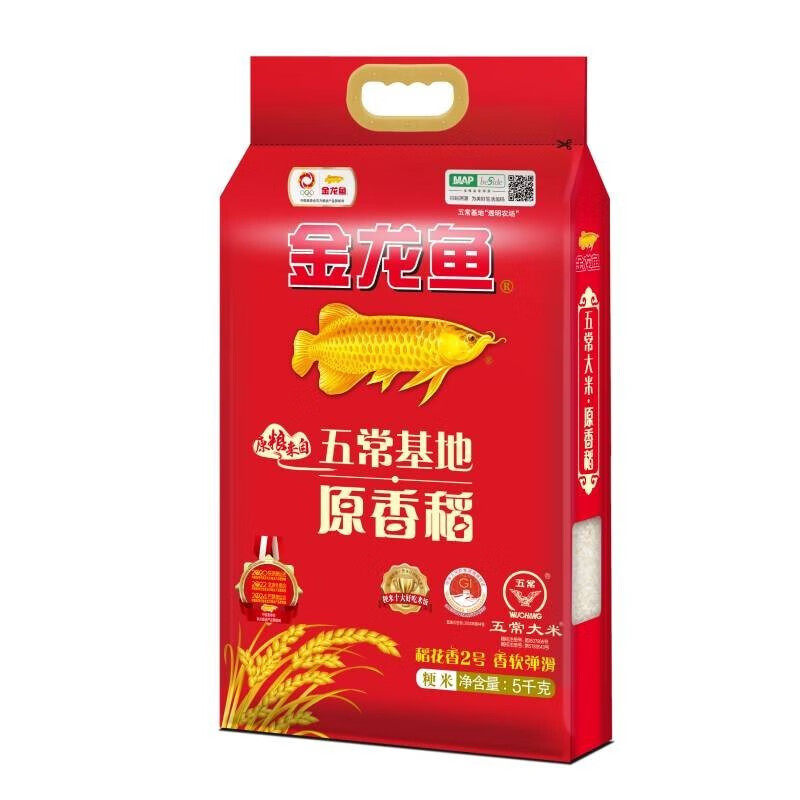 金龙鱼五常大米精选稻花香 5KG