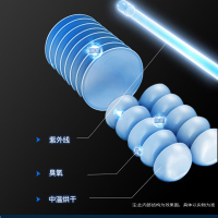 [门店同款]美大(Meida)变频集成灶X6S-A二星消毒抽油烟机燃气灶消毒柜 三向 后排烟MD3,MJ30同款天然气