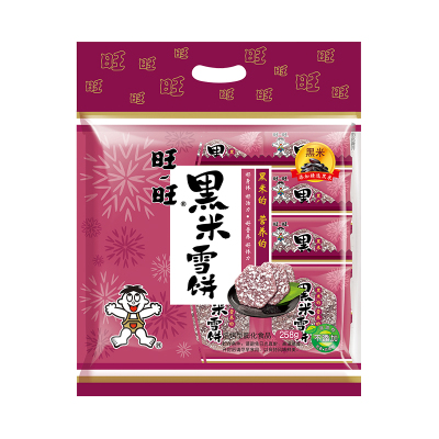 旺旺 黑米雪饼 258g/袋