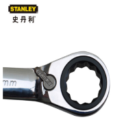 史丹利 4F4241 公制精抛光双向棘开两用快扳24mm 91-874-1L-22