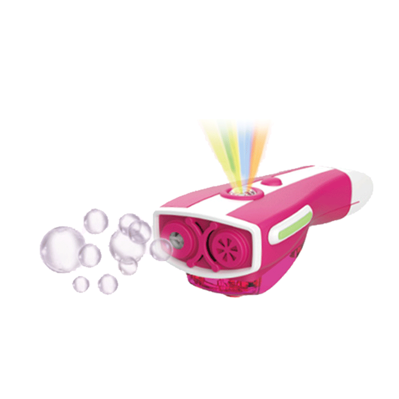 宇宙护卫队2彩虹能量泡泡机电动女孩人偶投影自动玩具new彩虹能量泡泡