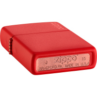 ZIPPO芝宝打火机美国原装ZIPPO打火机红哑漆商标之宝打火机233ZL-043266