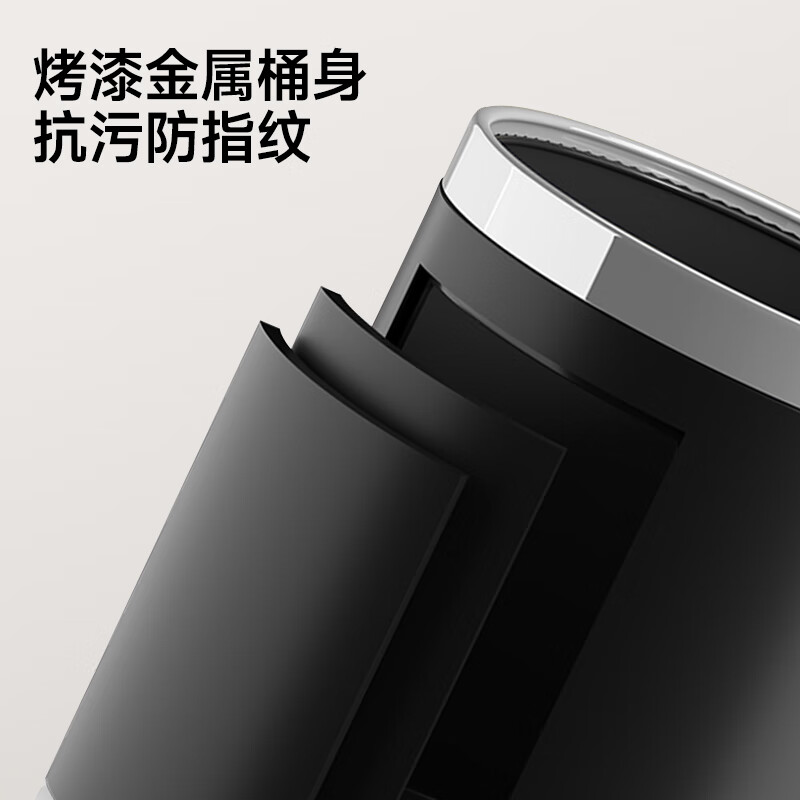 五月花WYH-GB215 双层烤漆金属垃圾桶高清大图