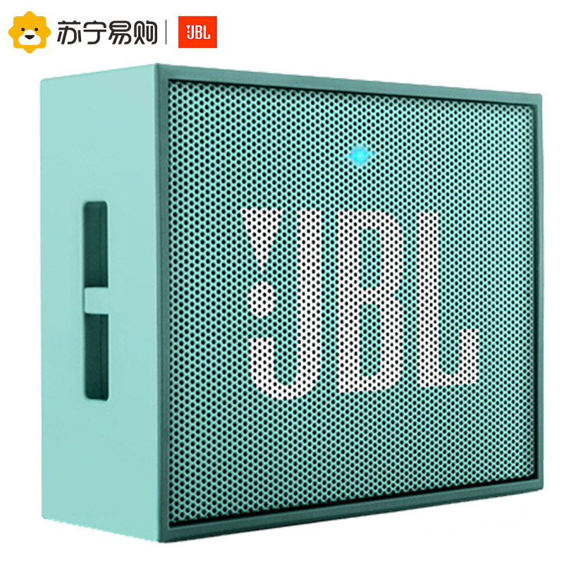 JBL GO音乐金砖无线蓝牙音箱户外便携多媒体迷你小音响低音炮蓝绿色