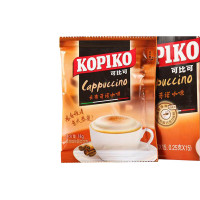 KOPIKO 可比可卡布奇诺咖啡12+3杯(12入)印尼进口速溶咖啡